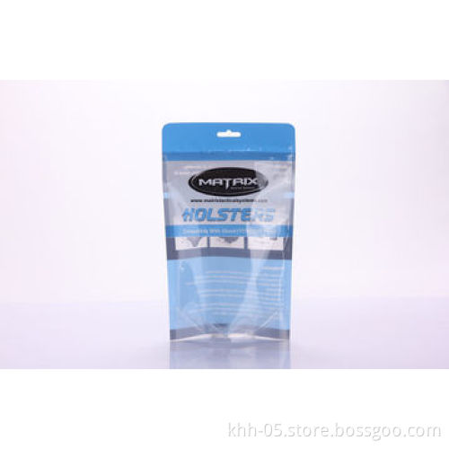 Printed aluminum foil bag with zipper stand up